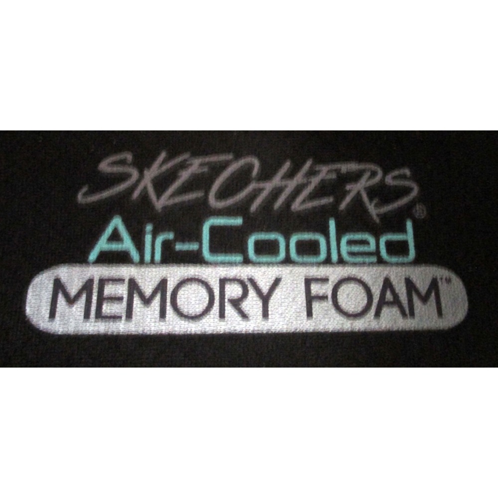 Skechers Air-Cooled Memory Foam Black White Knit Sneakers 149173 Womens 6 - Picture 9 of 9